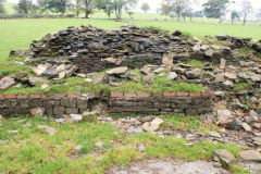Foundations of first building, Blaencuffin, October 2010